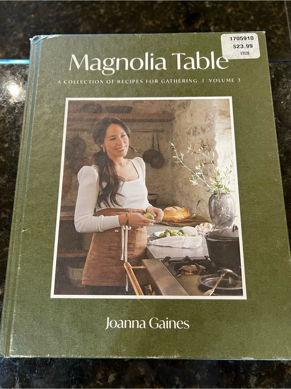 Magnolia Table Volume 3 Cookbook - Olive Green Cover